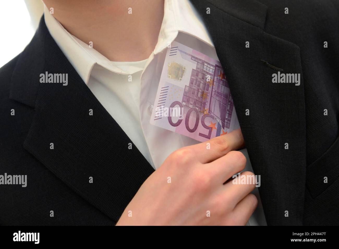 Euro banconote, 500 euro, insert Foto Stock