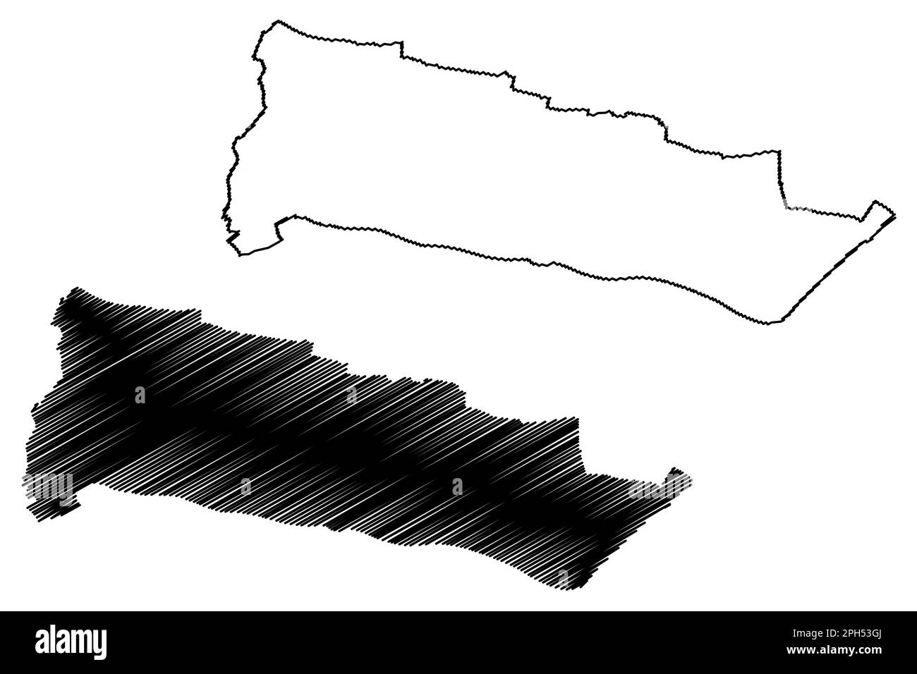 Mappa di Southend-on-Sea, Borough e Unitary Authority Area (Regno Unito di Gran Bretagna e Irlanda del Nord, contea cerimoniale Essex, Inghilterra) Illustrazione Vettoriale