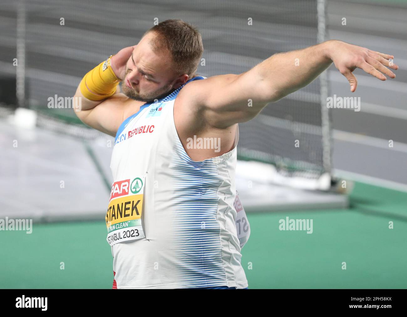 Tomáš STANĚK della Repubblica Ceca durante i Campionati europei di Atletica Indoor 2023 il 4 2023 marzo presso l'Atakoy Arena di Istanbul, Turchia - Foto Laurent Lairys / DPPI Foto Stock