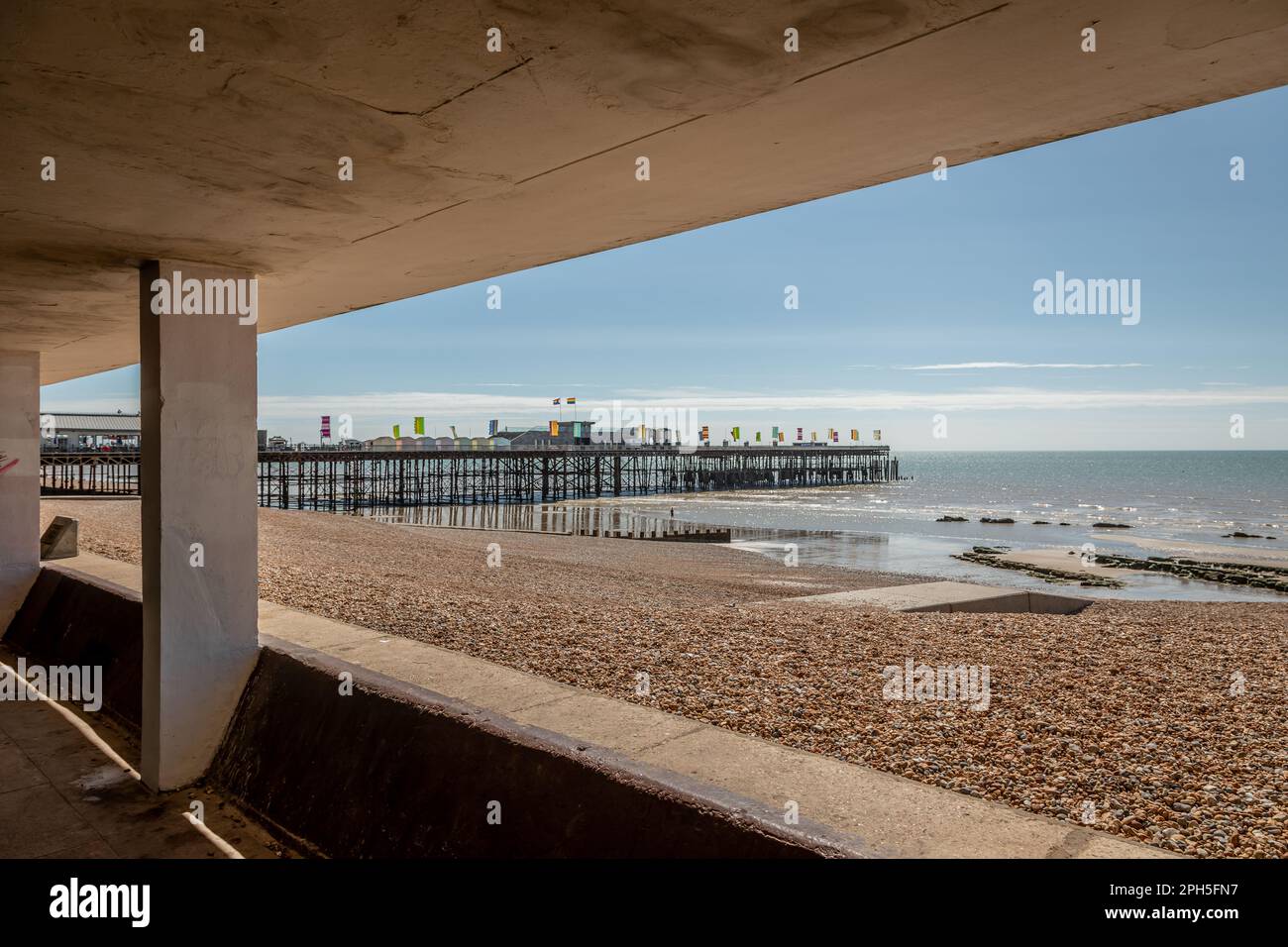 Hastings Pier, Hastings, East Sussex, Regno Unito Foto Stock