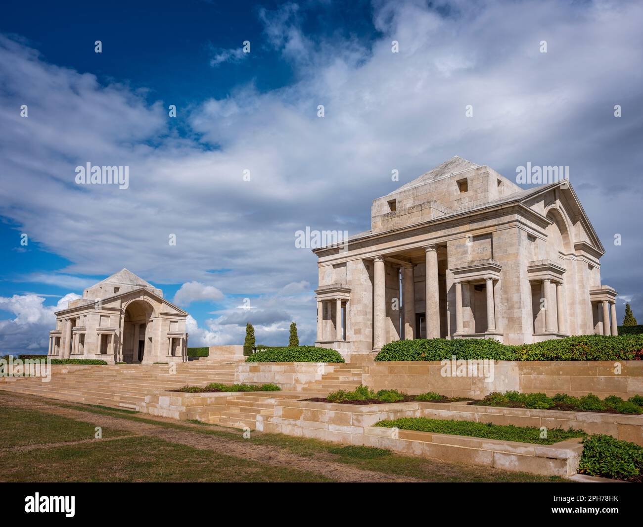 Villers-Bretonneux Memorial, Foully, Somme, Francia Foto Stock