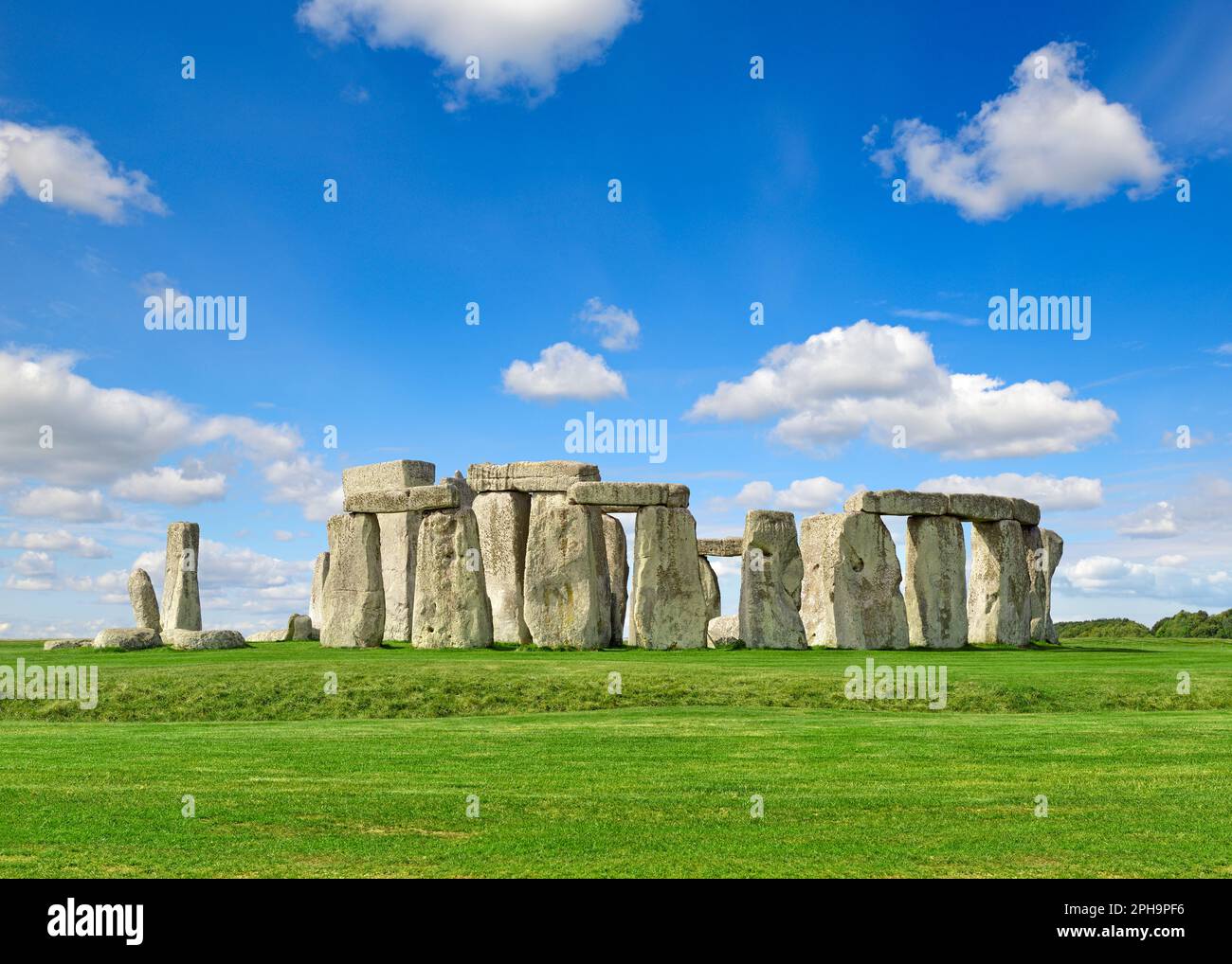 Stonehenge, Amesbury, Wiltshire, Inghilterra, Regno Unito Foto Stock
