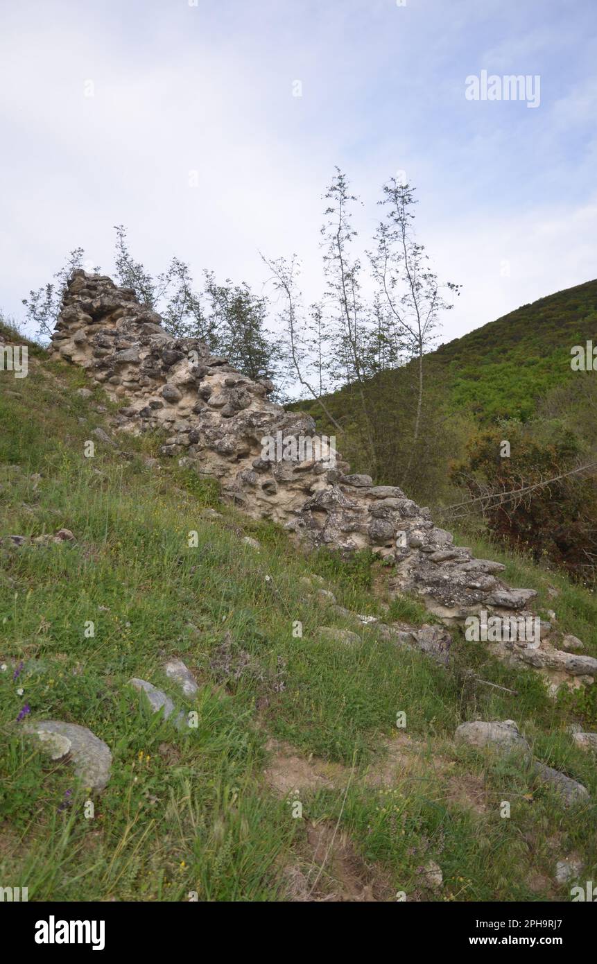 Grecia, Tessaglia, Larisa, Elassona_Flampouro Village_Old zona dei mulini ad acqua Foto Stock
