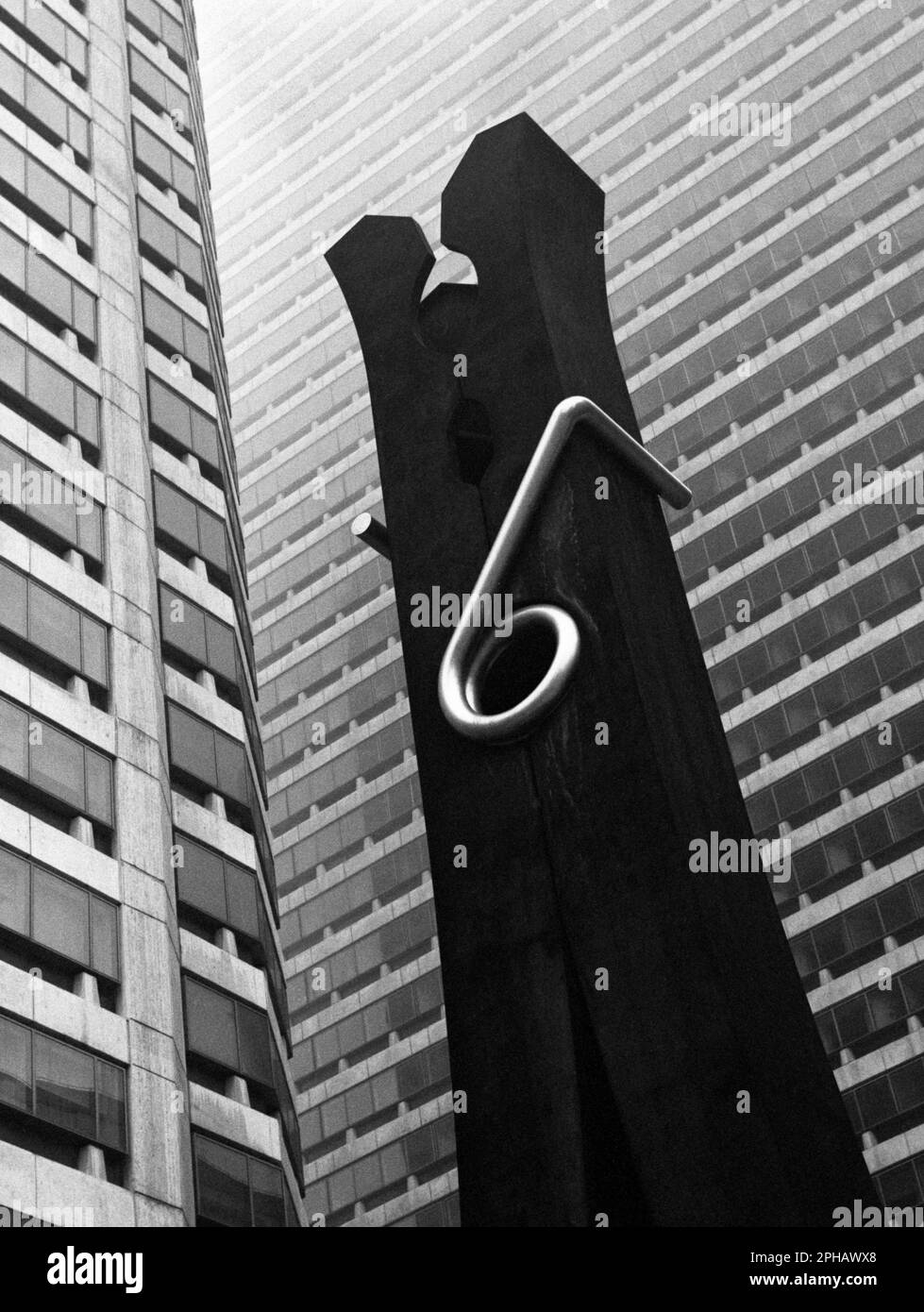 Monumento alla stendibiancheria. Philadelphia, Stati Uniti, 1976 Foto Stock