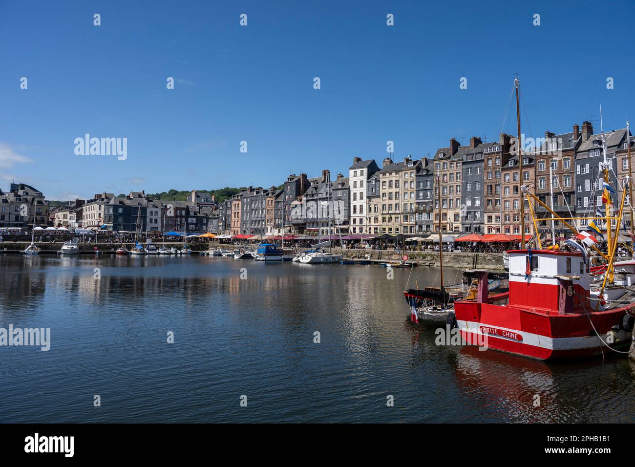 Porto di Honfleur Foto Stock