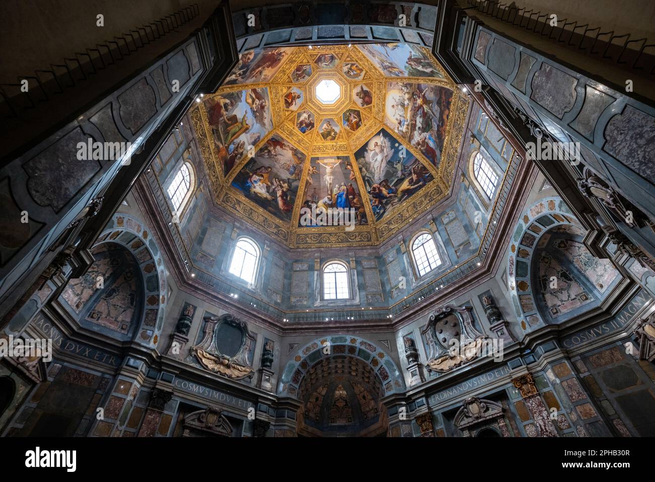 La Cappella dei Medici - Cappella dei principi - a San Lorenzo a Firenze Foto Stock
