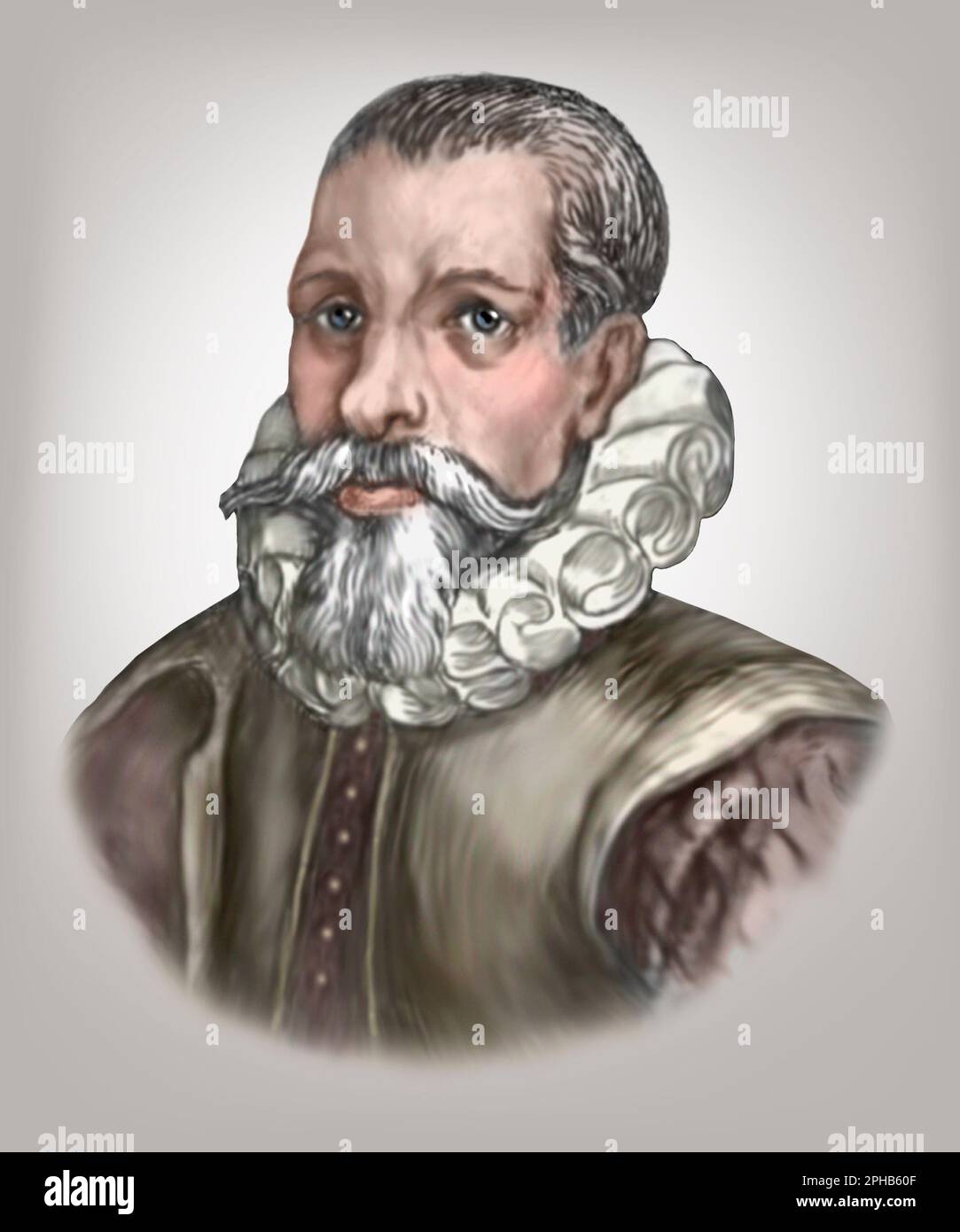 Willem Cornelisz Schouten c1567-1625 Navigatore olandese Foto Stock