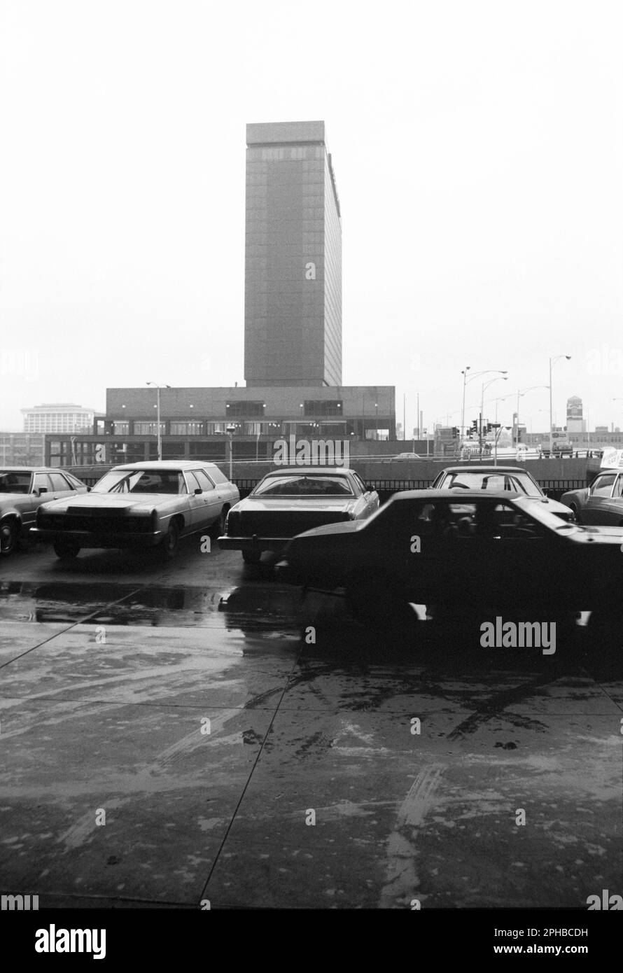 Chicago, il Sityscape, Stati Uniti, 1977 Foto Stock