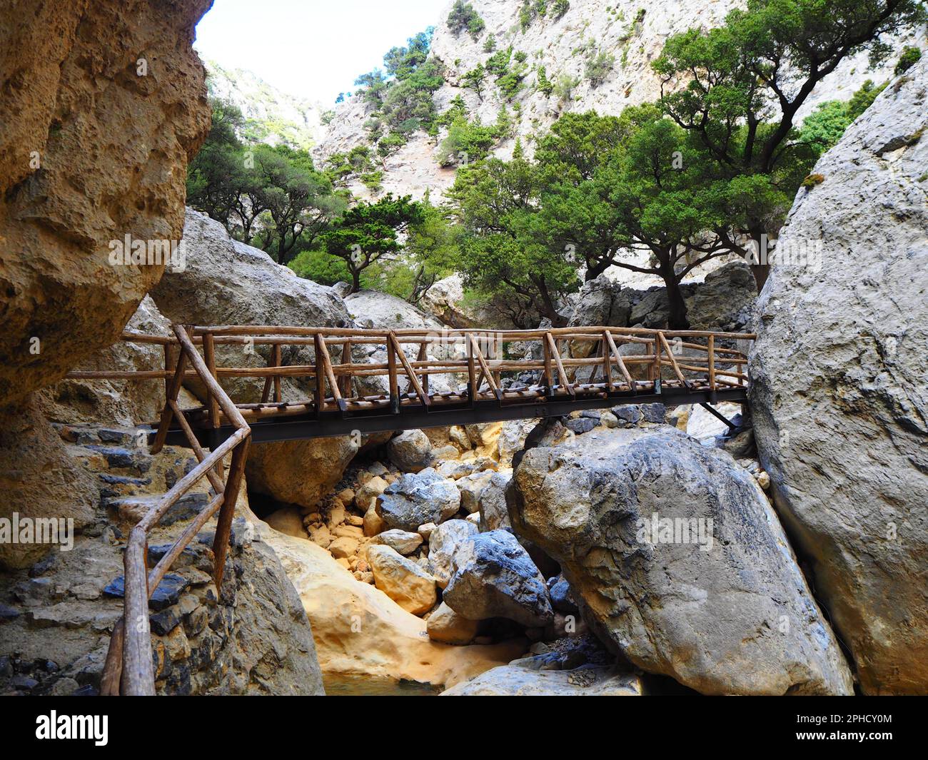 Creta in un viaggio su strada, Mar Mediterraneo, viaggio Grecia Foto Stock