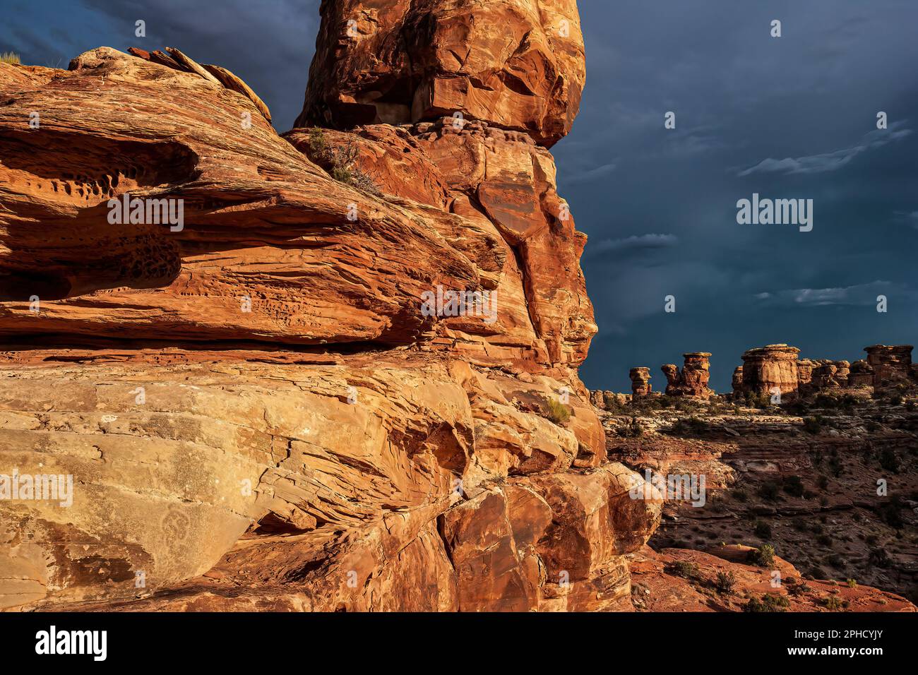Canyonlands National Monument (zona meridionale), Utah Foto Stock
