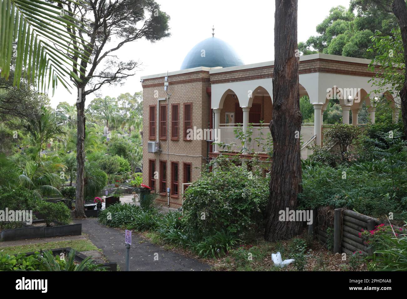 Cimitero di Rookwood - terreno di sepoltura islamico Foto Stock