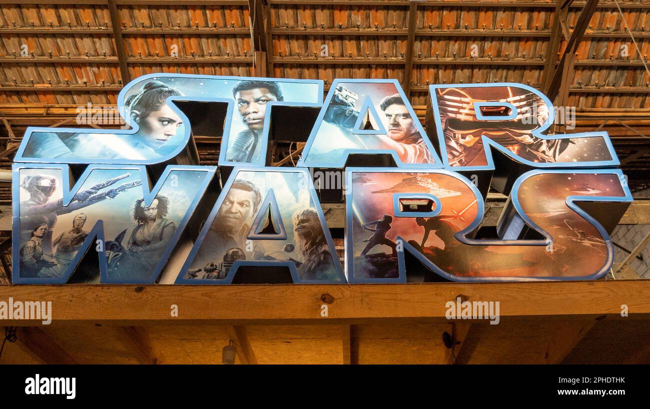 Bordeaux , Aquitaine France - 03 19 2023 : star wars logo marchio e testo segno di branding film Foto Stock