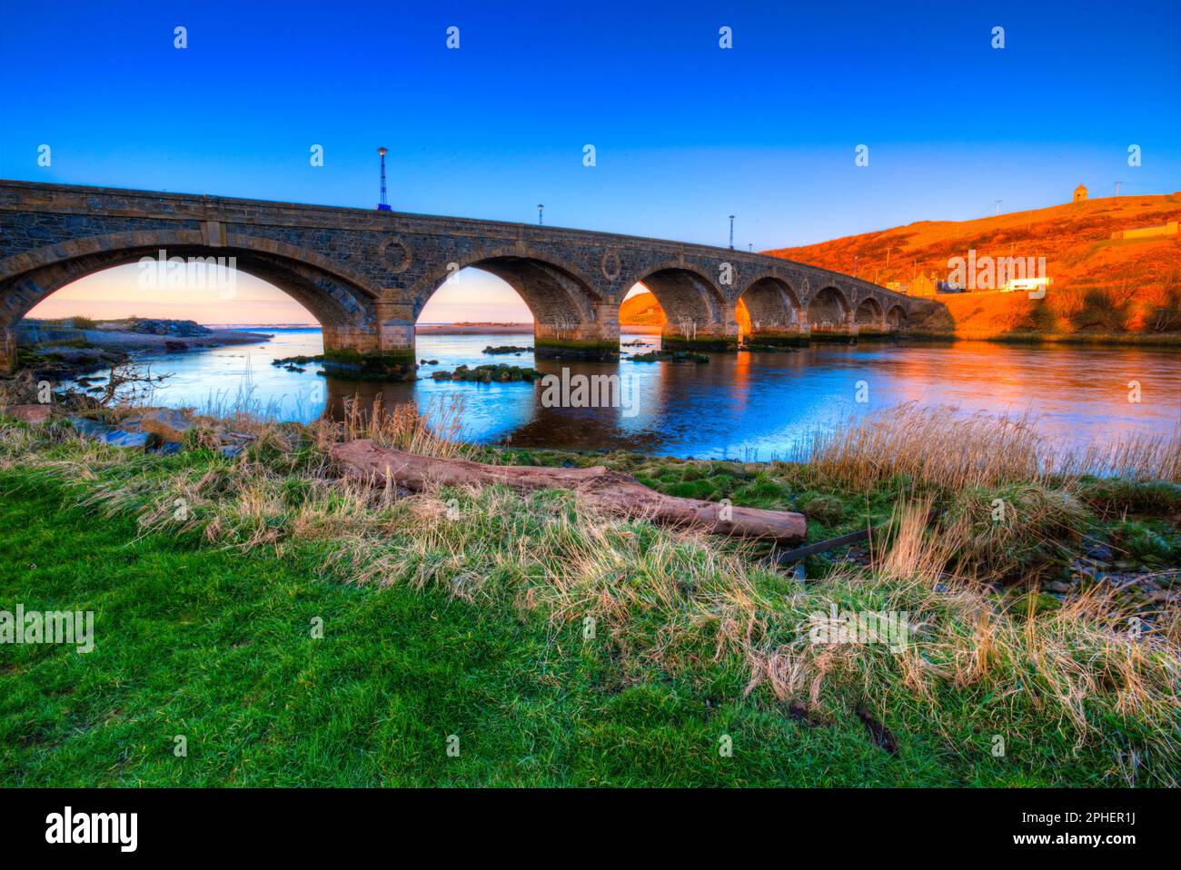 banff ponte aberdeenshire scozia. Foto Stock