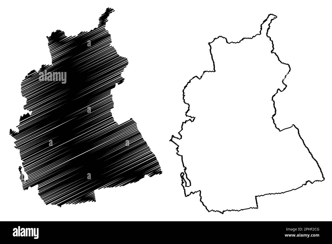 Autorità unitaria, vettore cartografico di Borough of Swindon (Regno Unito di Gran Bretagna e Irlanda del Nord, contea coloniale di Wiltshire o Wilts, Inghilterra) Illustrazione Vettoriale