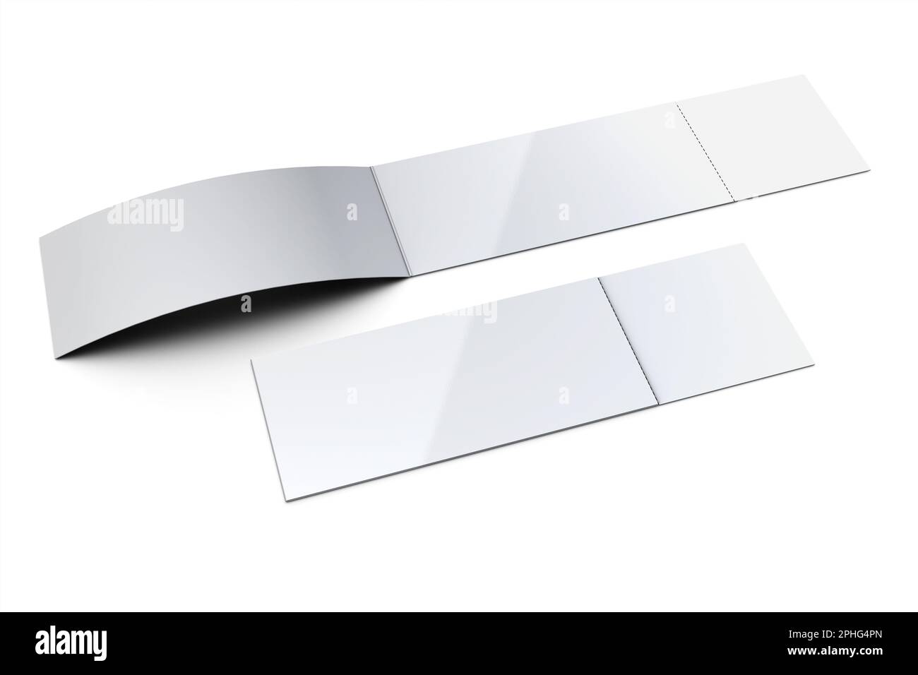 Sconto promozionale carta 3D rendering su sfondo isolato Foto Stock