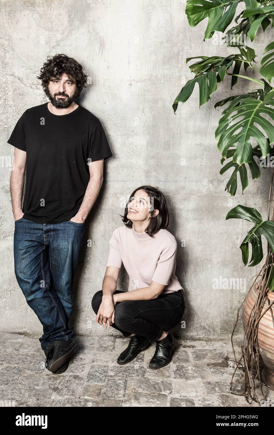 Maria Arnal y Marcel Bagés, músicos. Barcellona, fotografía del año 2017. Foto Stock