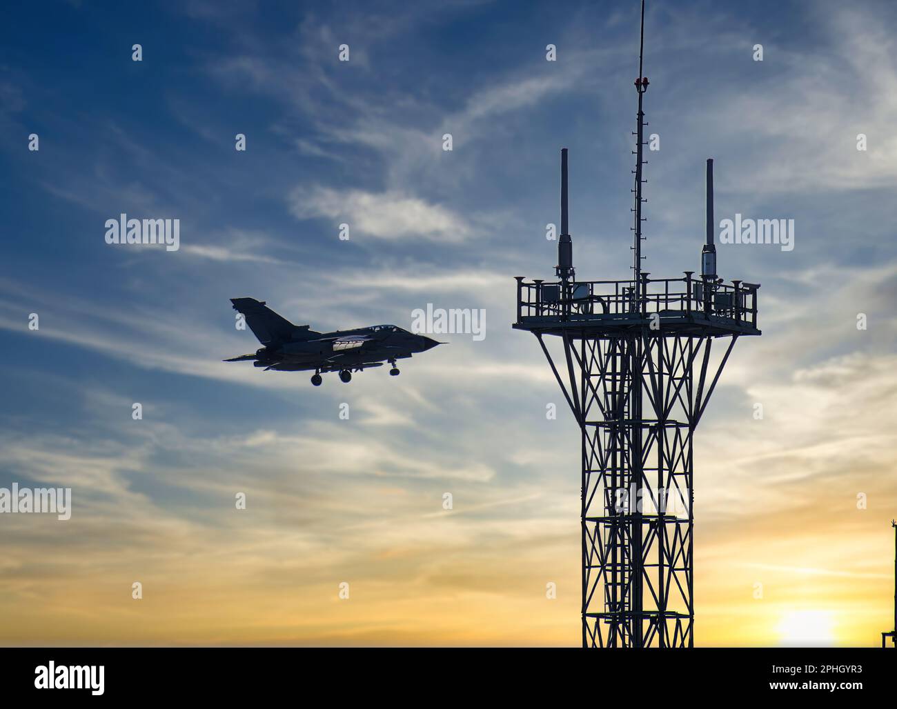 Tornado jet fighter al Ghedi Air Display Foto Stock