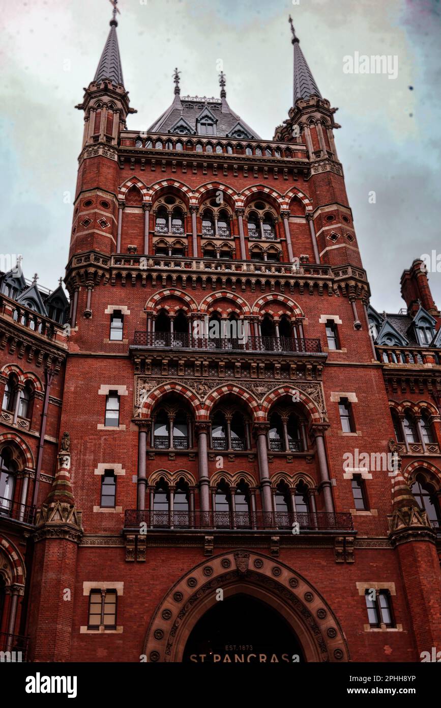 Londra, stazione di St Pancras Foto Stock