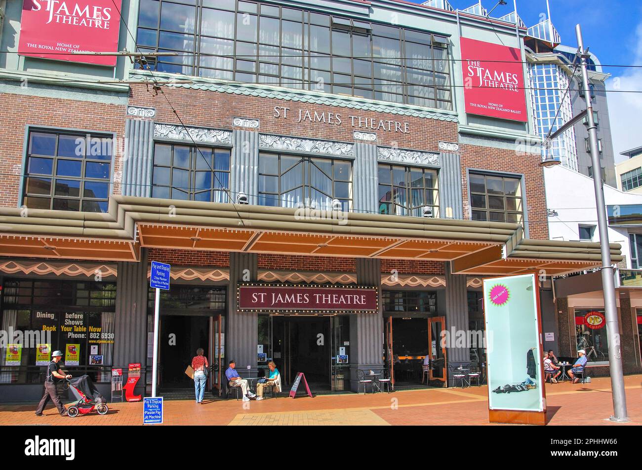 St James Theatre, Courtenay Place, Wellington, Regione di Wellington, Isola del nord, Nuova Zelanda Foto Stock