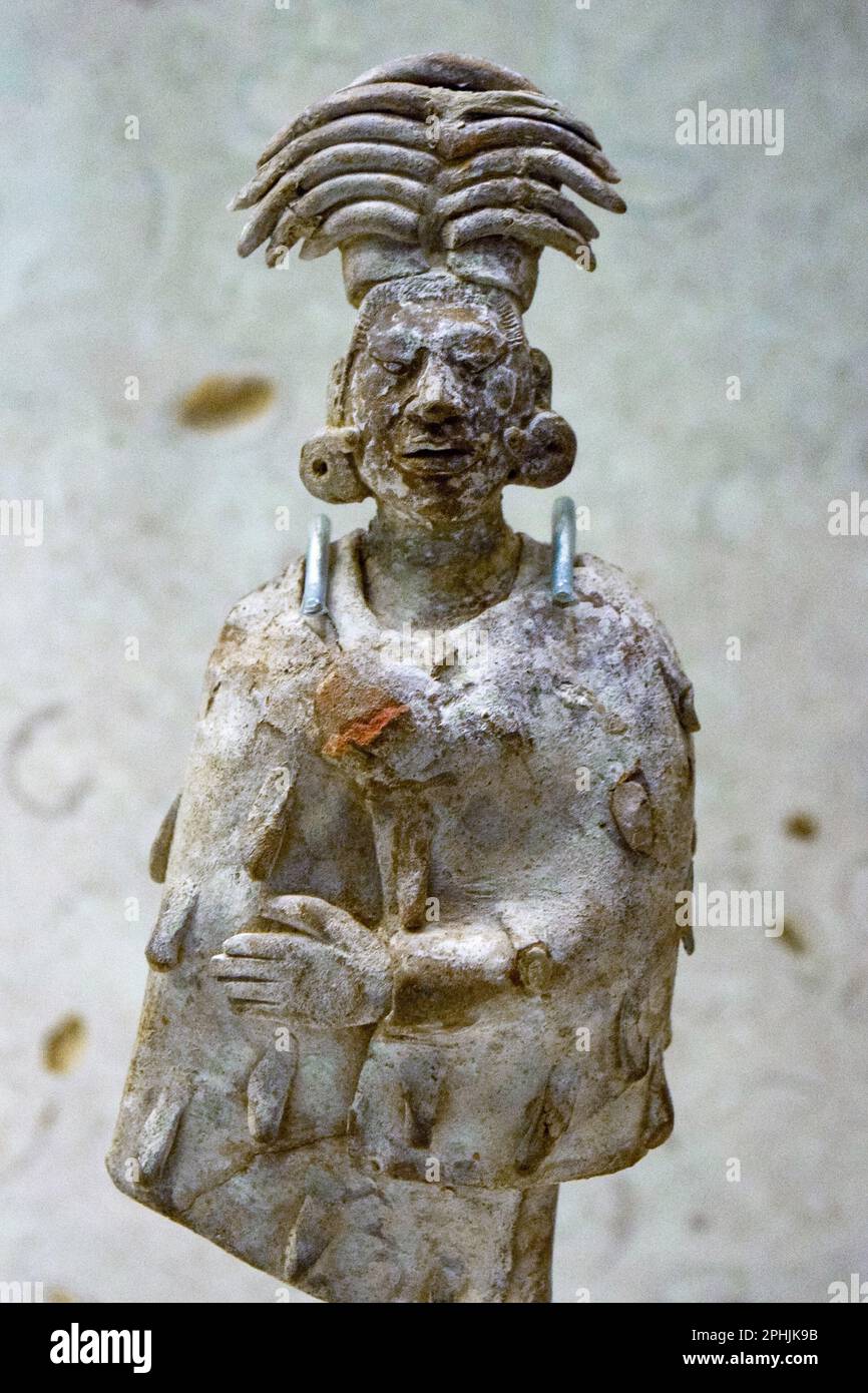 Non esclusiva: 26 marzo 2023, Merida, Yucatan, Messico: Il 'Grande Museo del mondo Maya mostre' una collezione di più di 1.160 pezzi, ha Foto Stock