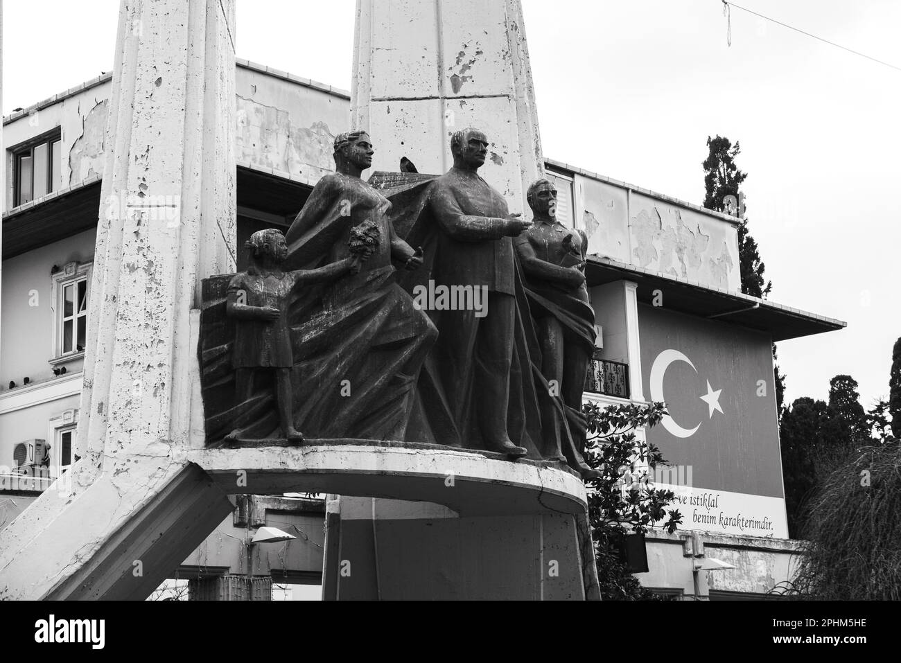 Piazza della Repubblica di Bakirkoy a Istanbul Turchia il 4th aprile 2023. Credit: Notizie SMP / Alamy Live News Foto Stock