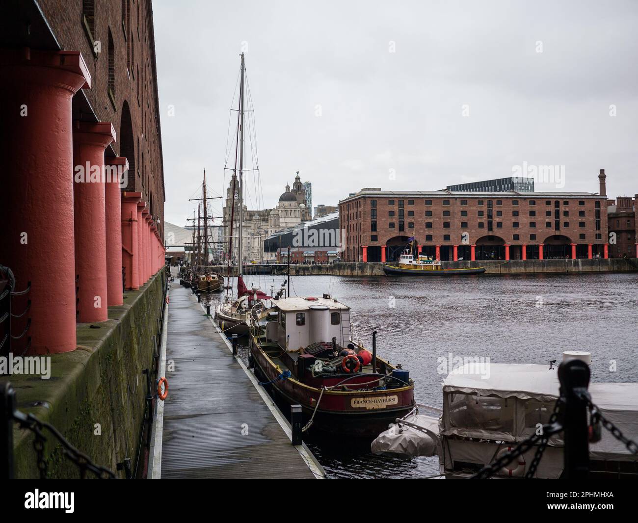 Royal Albert Dock, Liverpool, Inghilterra Foto Stock