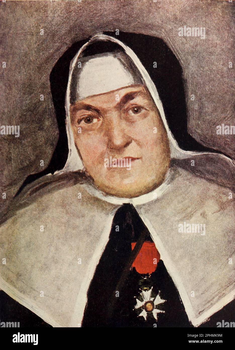 La sorella della Misericordia dal libro 'fatti di eroismo e coraggio : il libro degli eroi e dell'audacia personale ' di Elwyn Alfred Barron e Rupert Hughes, Pubblicazione Data 1920 Editore New York : Harper & Brothers Publishers Publishers Foto Stock