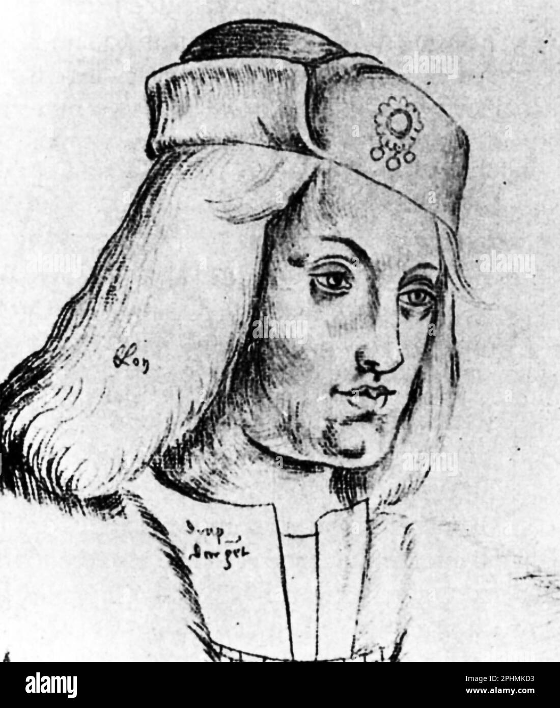PERKIN WARBECK () c 1474-1499) pretendente al trono inglese Foto Stock