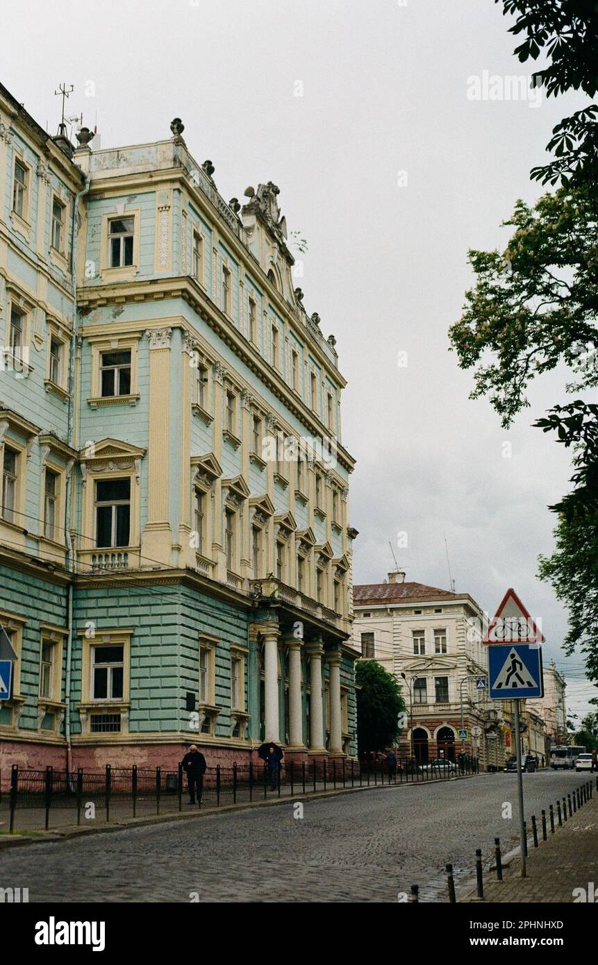 Chernivtsi, città vecchia Foto Stock