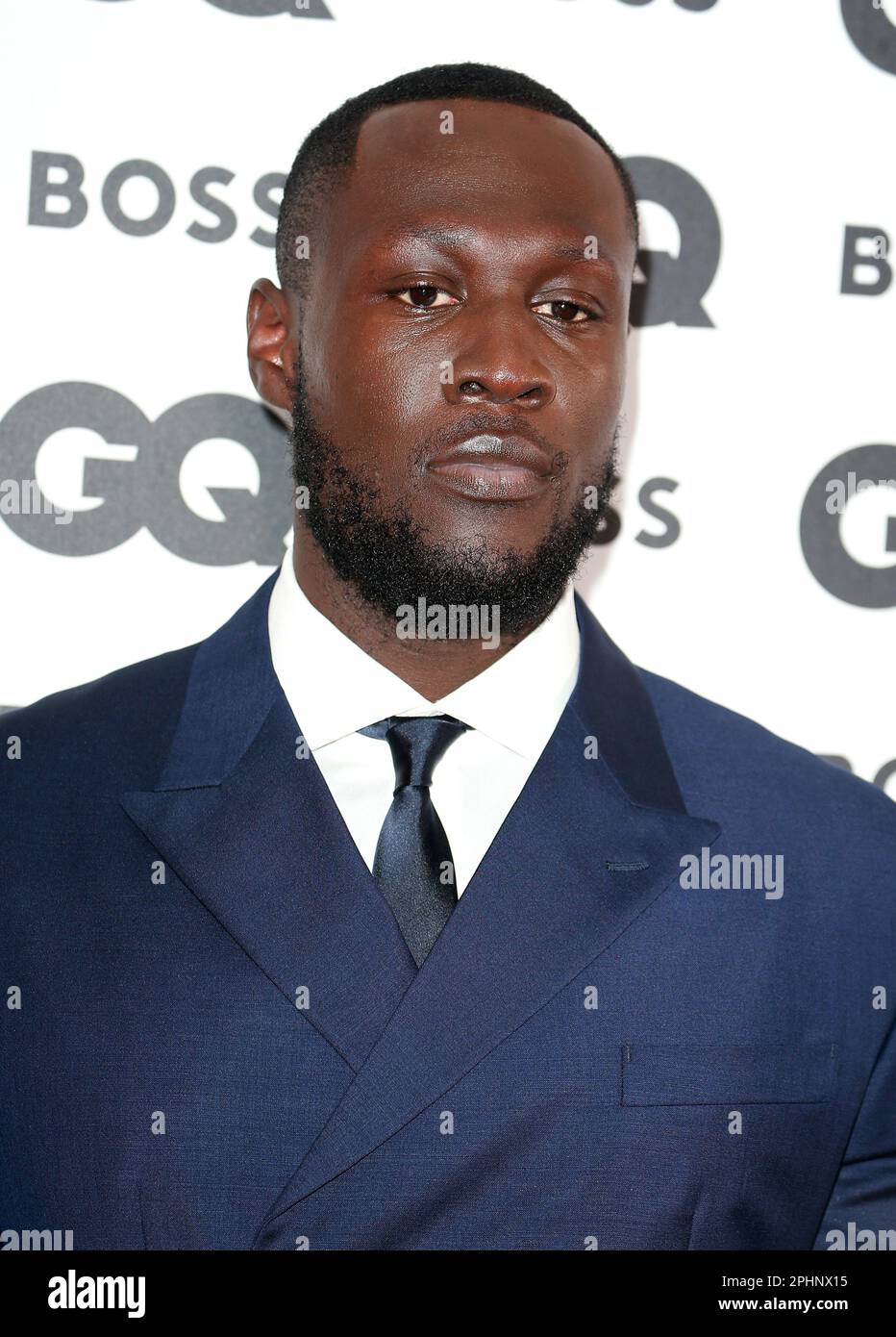 Stormzy partecipa ai GQ Men of the Year Awards 2022 al Mandarin Oriental Hyde Park di Londra. (Foto di Fred Duval / SOPA Images/Sipa USA) Foto Stock