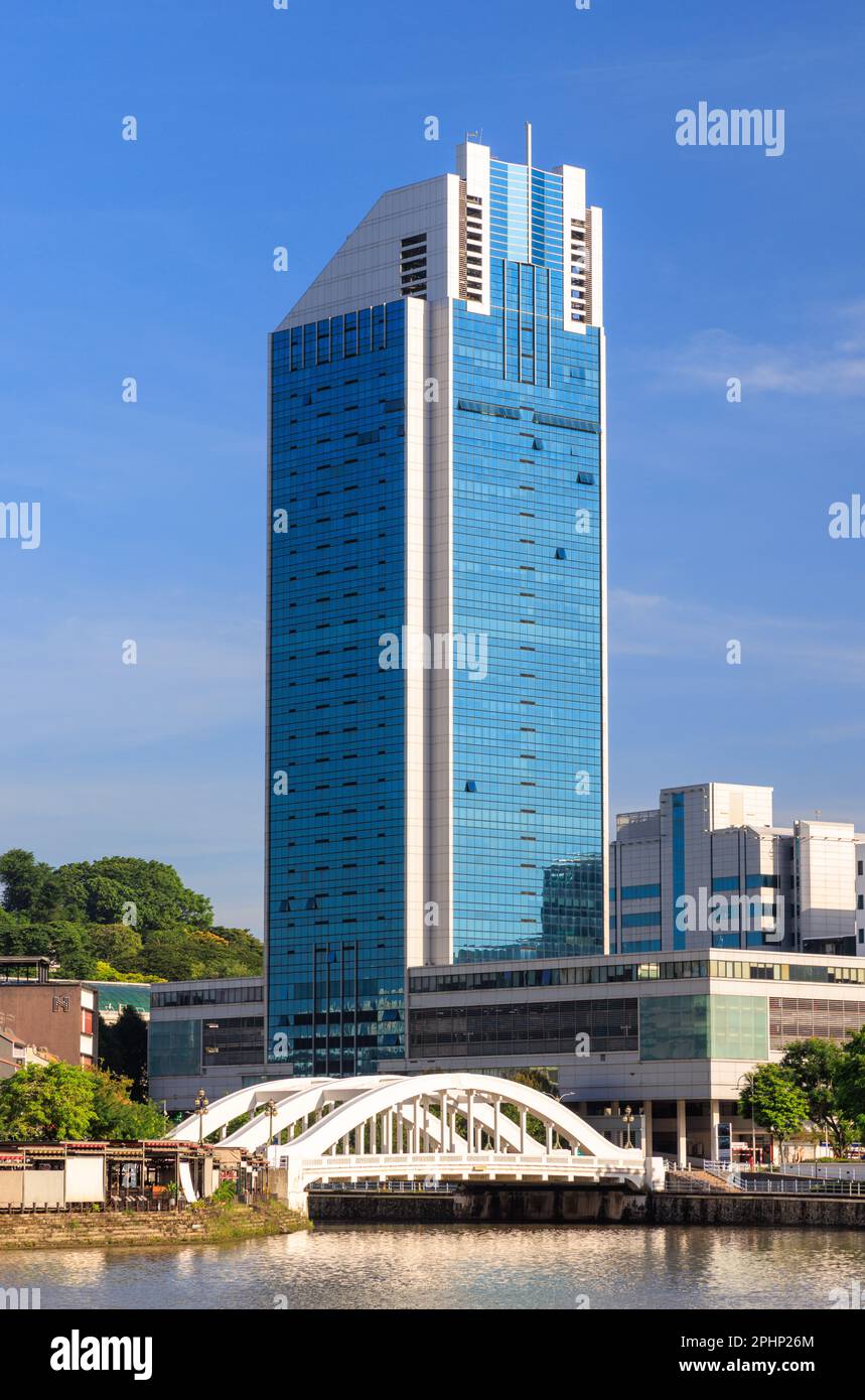 Elgin Bridge, Singapore Foto Stock