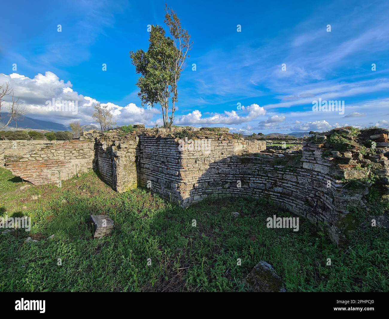 area archeologica di paestum, capaccio, salerno, campania, italia, Foto Stock