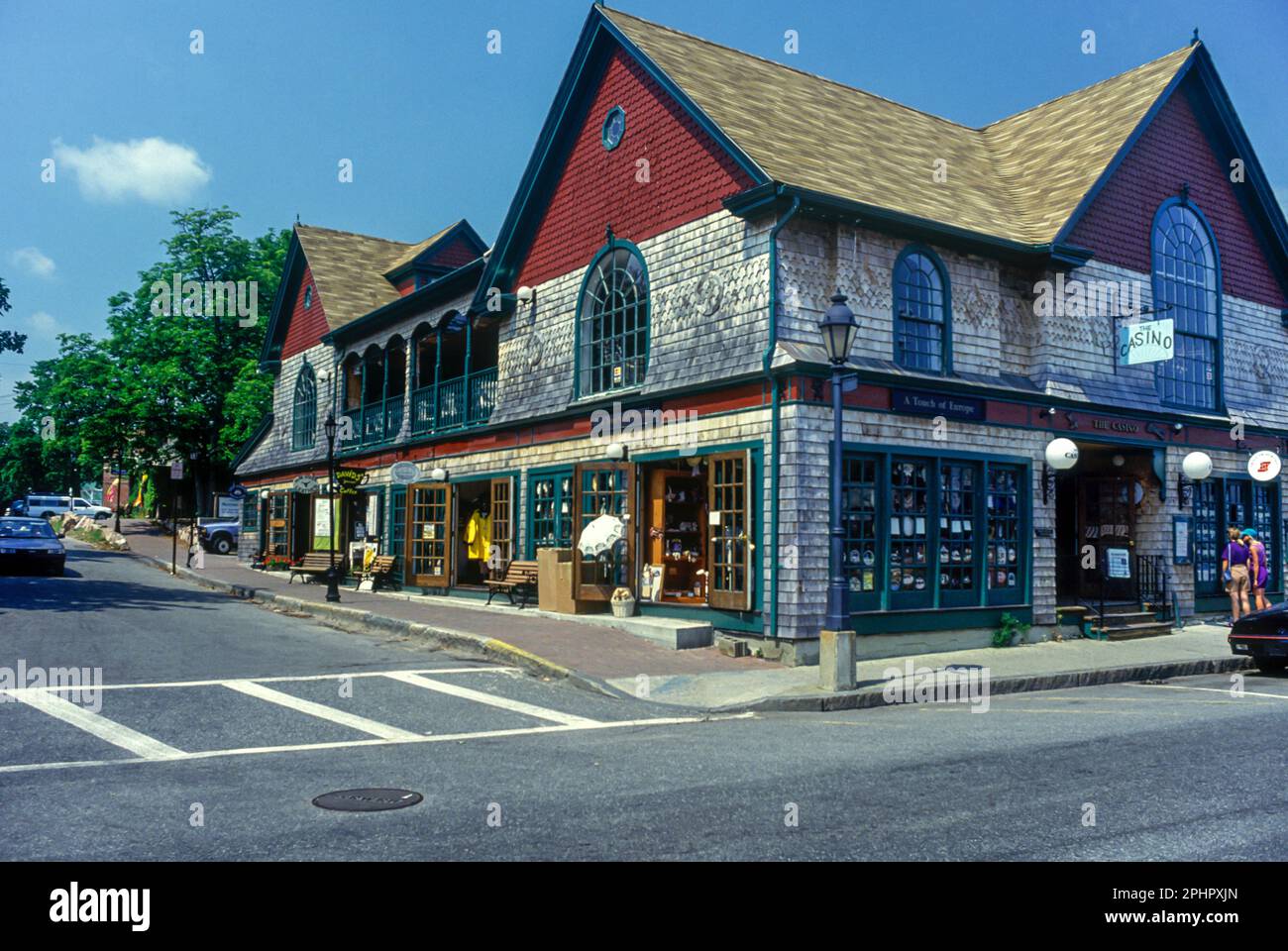 1991 BAR STORICO HARBOR MOUNT DESERT ISLAND MAINE USA Foto Stock