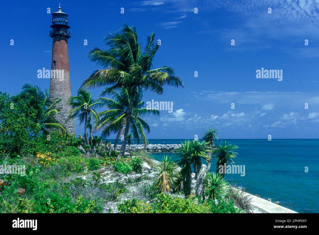 FARO CAPE FLORIDA STATE PARK KEY BISCAYNE MIAMI FLORIDA USA Foto Stock