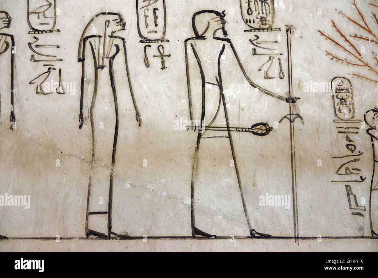 Tomba di Thuthmoses III nella Valle dei Re, Luxor Egitto Foto Stock