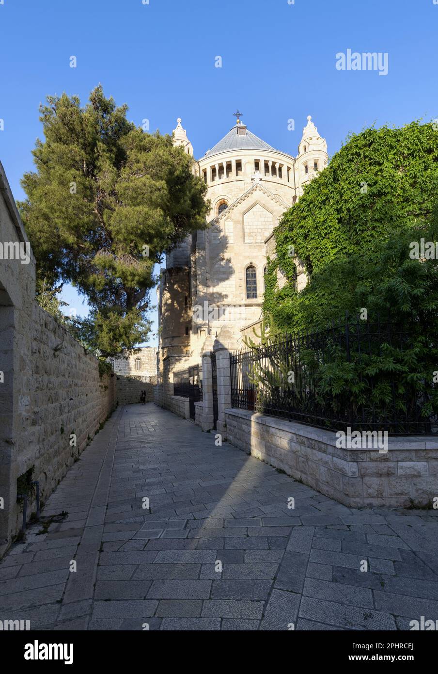 Abbazia della Dormizione di Gerusalemme Foto Stock