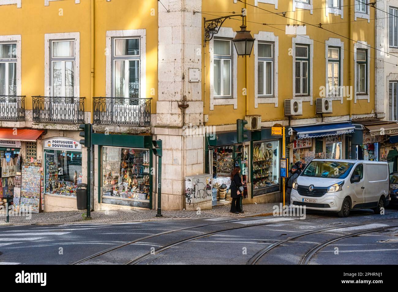 Vecchio edificio a Lisbona Foto Stock