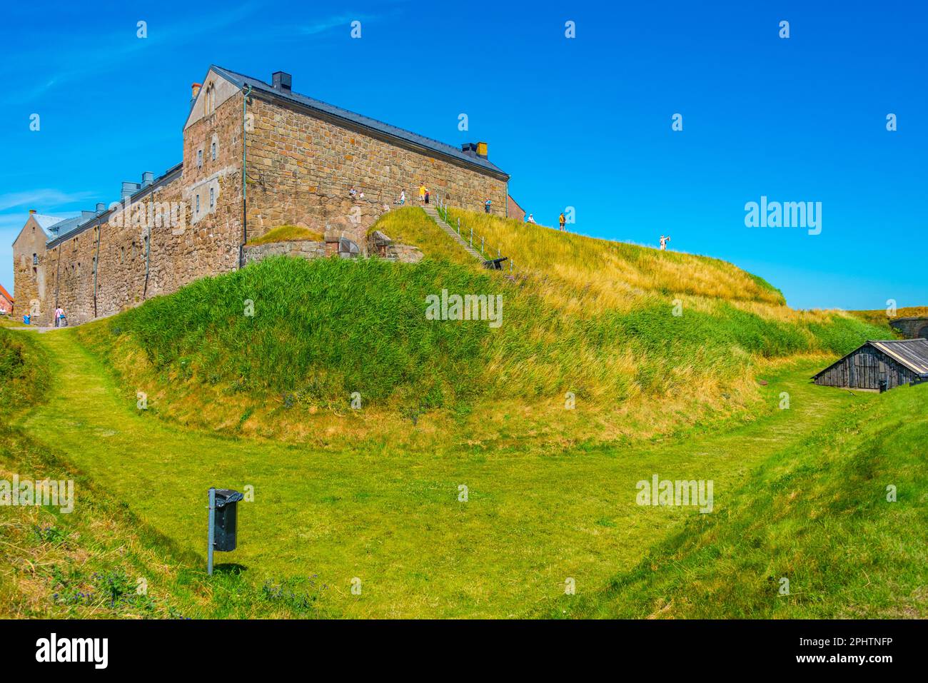 Fortificazione della fortezza di Varberg in Svezia. Foto Stock