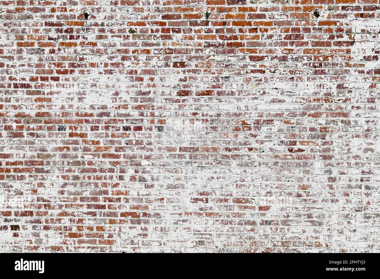 mercato vintage rosso e sfondo bianco muro mattoni Foto Stock