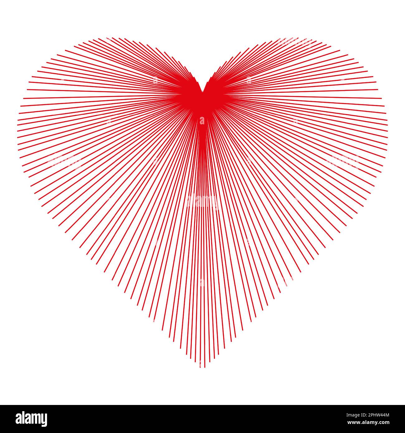 Elemento di design del simbolo del simbolo del concetto del logo lineare del cuore. Logotipo di assistenza sanitaria medica. Vettore Illustrazione Vettoriale
