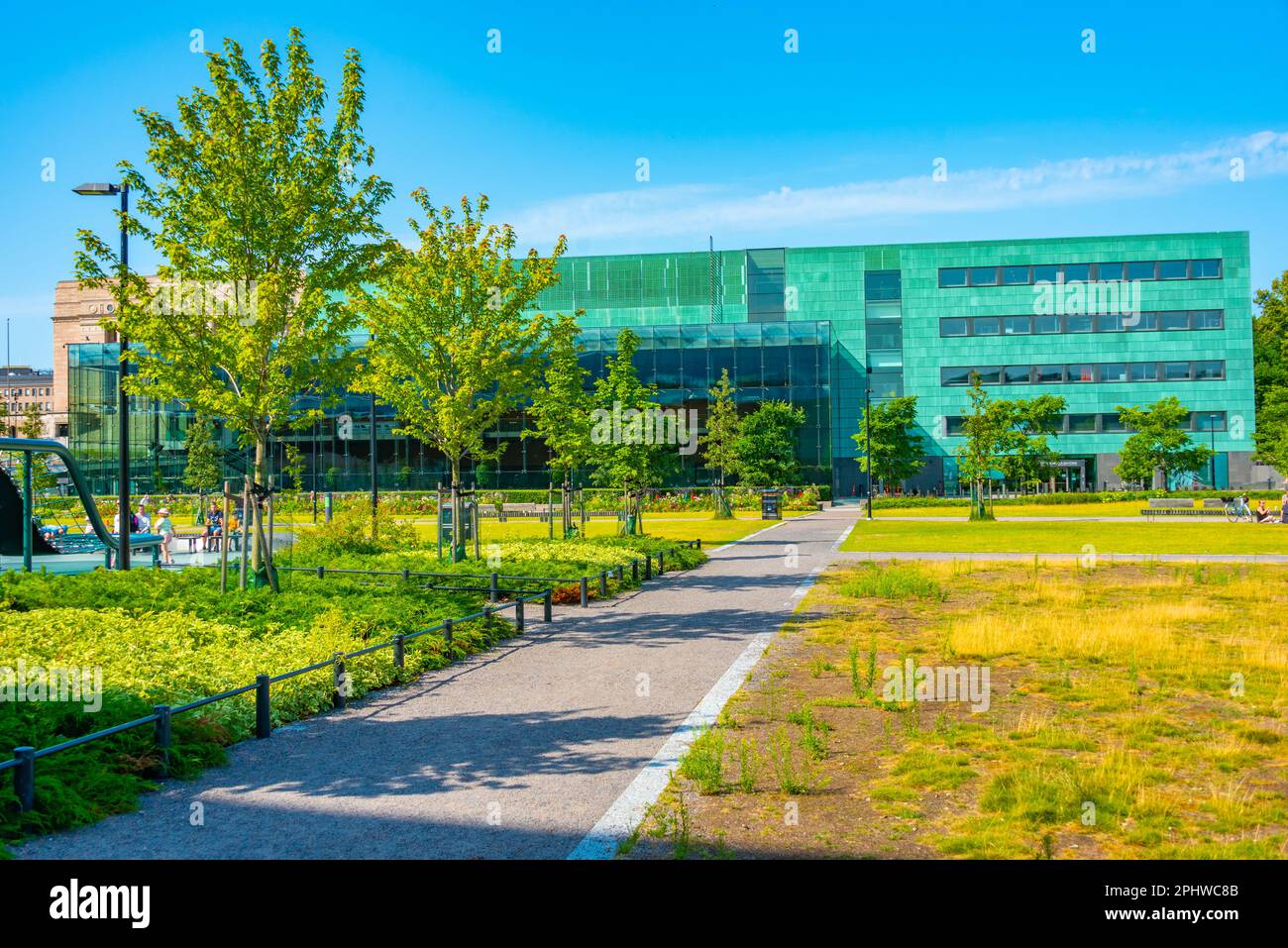 Sala concerti Finlandia di Alvar Aalto a Helsinki, Finlandia . Foto Stock