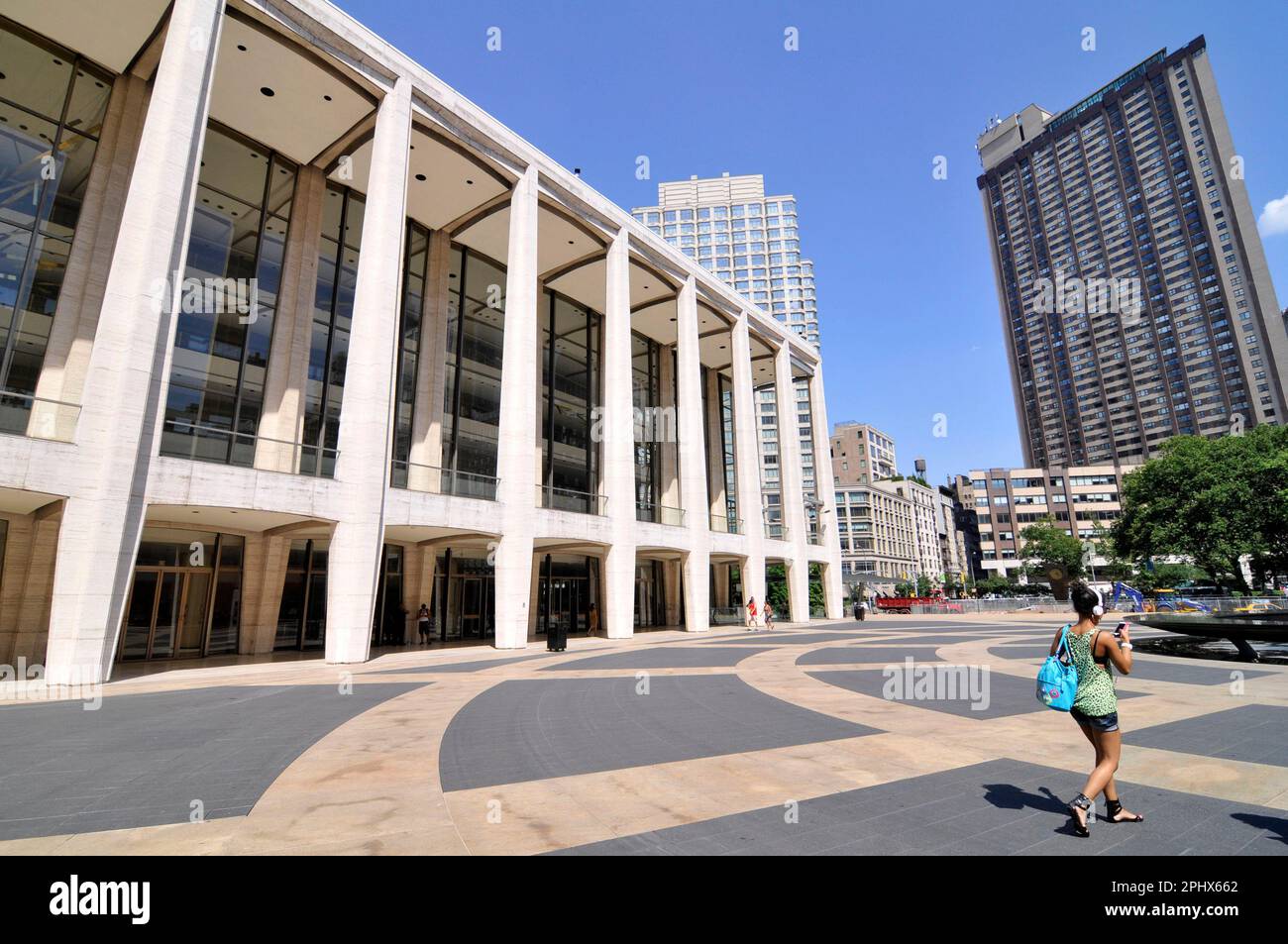 David Geffen Hall al centro di Lincoln a Manhattan, New York City, NY, USA. Foto Stock