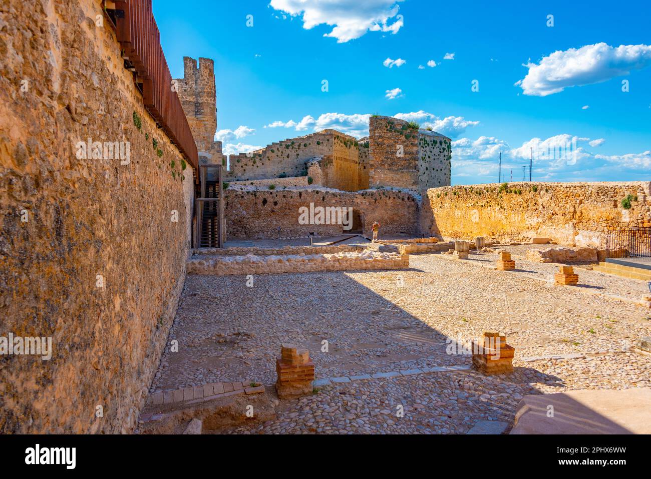 Castello di Berlanga de Duero in Spagna. Foto Stock