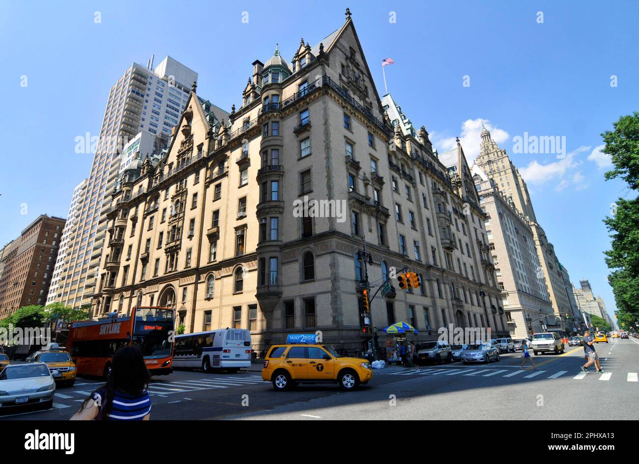 L'edificio Dakota nell'Upper West Side di Manhattan a New York City, NY, USA. Foto Stock