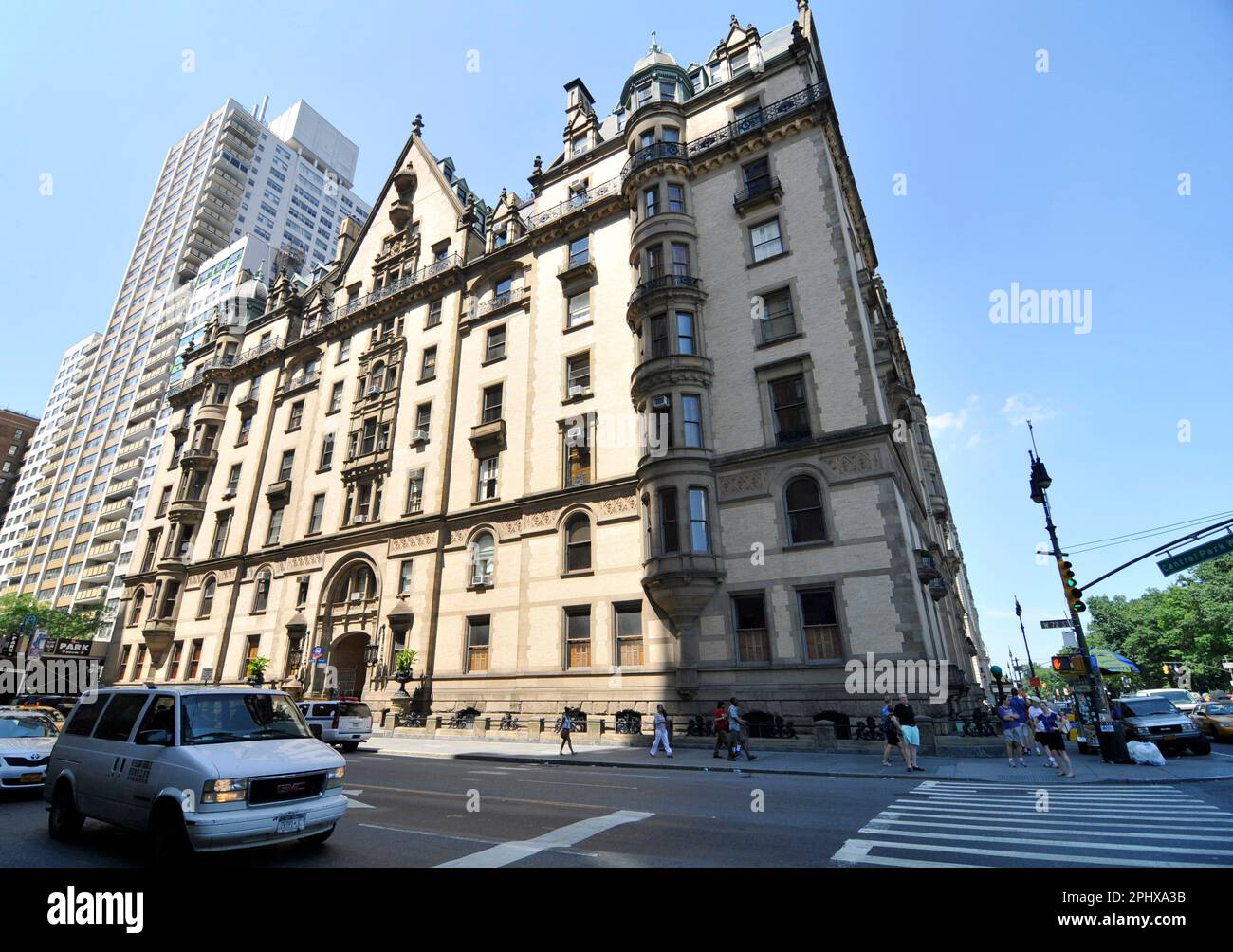 L'edificio Dakota nell'Upper West Side di Manhattan a New York City, NY, USA. Foto Stock