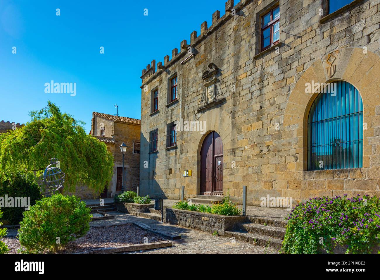 Palacio De Sada, villaggio spagnolo Sos del Rey Catolico. Foto Stock
