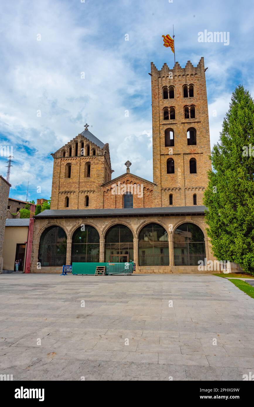 Monastero di Santa Maria de Ripoll in Spagna. Foto Stock