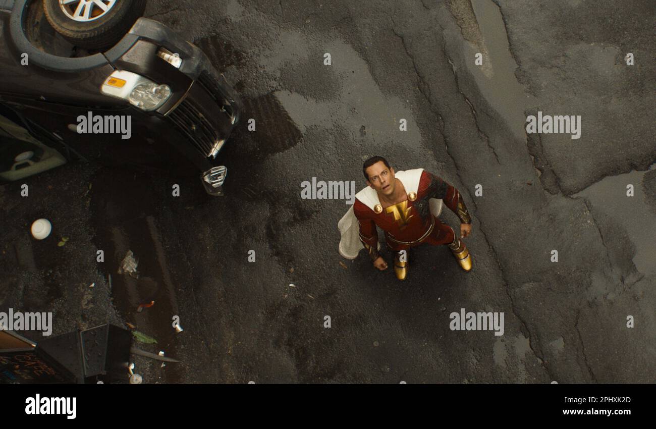 SHAZAM! FURIA DEGLI DEI (2023) ZACHARY LEVI DAVID F SANDBERG (DIR) COLLEZIONE WARNER BROS/MOVIESTORE Foto Stock