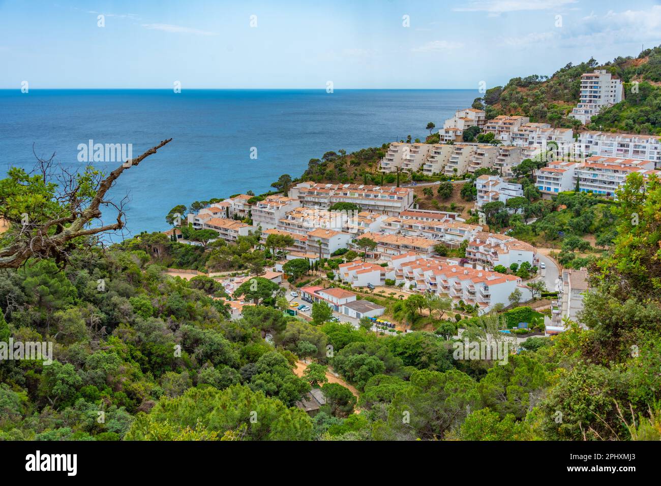 Resort di vacanza nel villaggio di Salions in Spagna. Foto Stock
