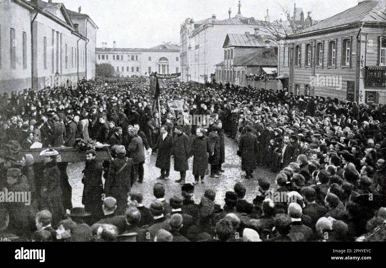 Nikolai Bauman funerale Foto Stock